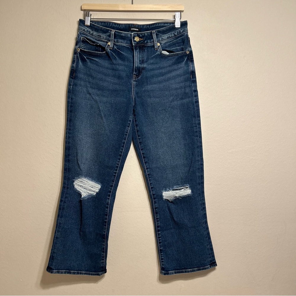 Expressโ 90s ankle boot mid rise Jeans Indigo Wash Size 6R